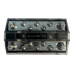 Bluewater 10 Position 150AMP 1/4″ Busbar w/Cover
