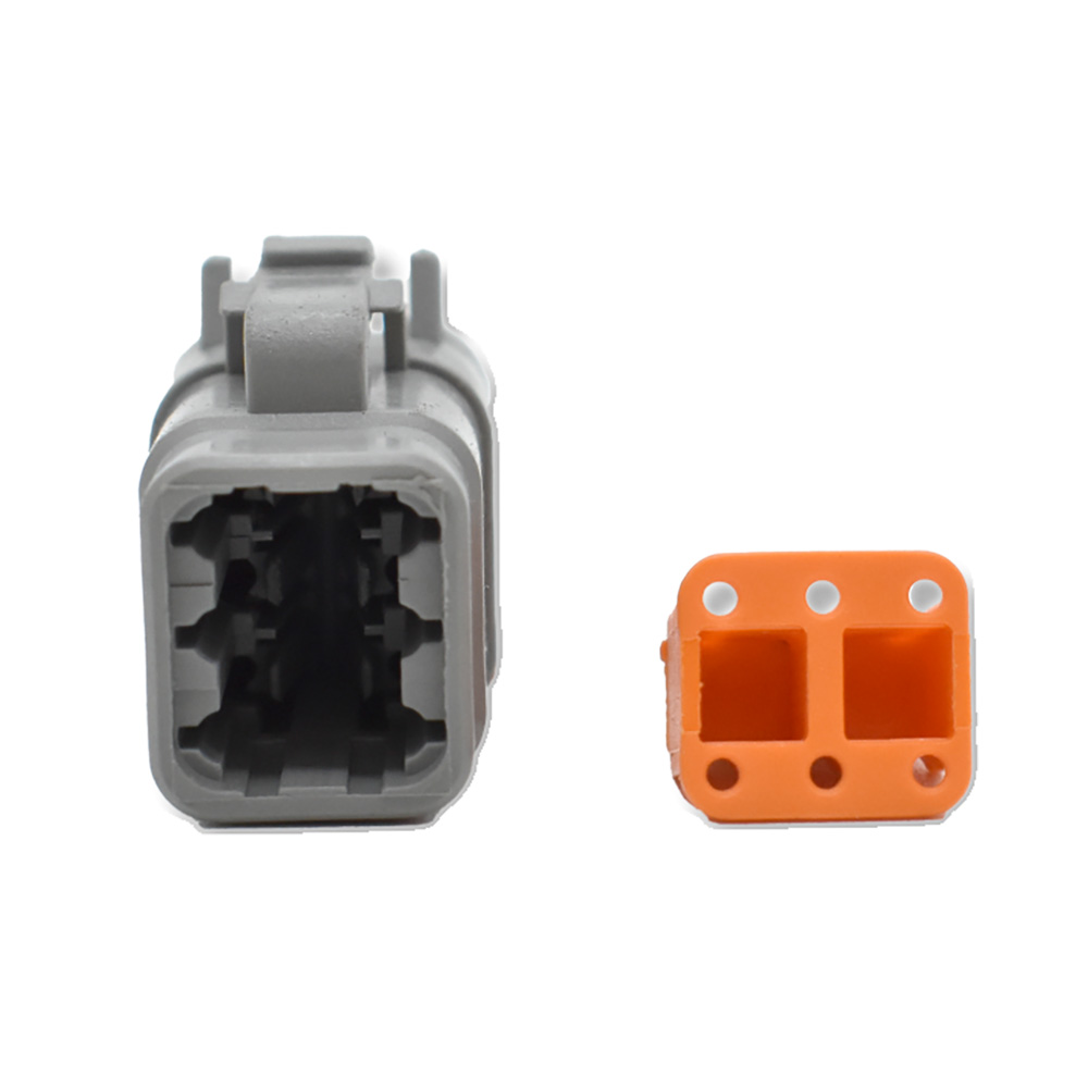 Bluewater 6 Position DTM Female Connector w/Wedge Lock Bluewater 6 Position DTM Female Connector w/Wedge Lock