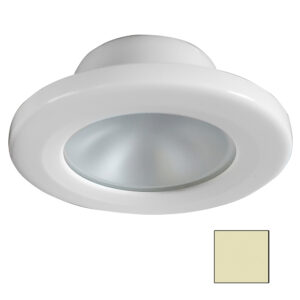 i2Systems Apeiron Screw Mount Light – Round – Warm White/White Finish