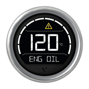 Veratron VL Digital 52 w/Round Chrome Bezel