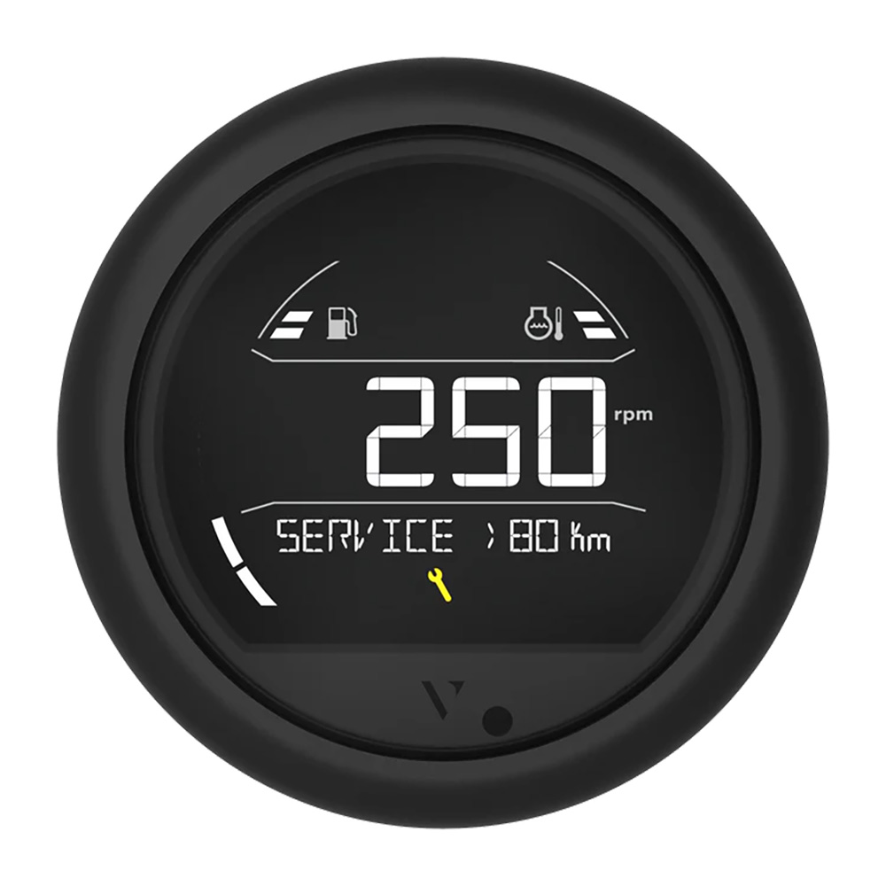 Veratron VL Digital 85 w/Round Black Bezel Veratron VL Digital 85 w/Round Black Bezel