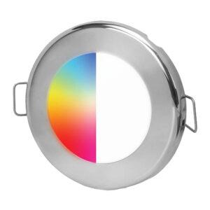 Hella Marine EuroLED75 RGBW Downlight – Stainless Steel Bezel
