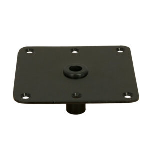 Springfield KingPin&trade; Standard Square Steel Base w/Stain E-Coat – 7″x7″