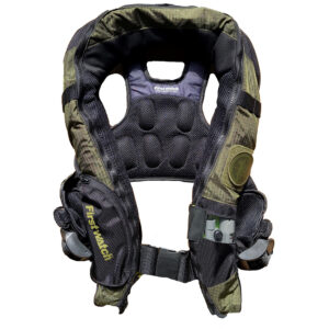 First Watch Auto/Manual Convertible 38G Inflatable PFD – Green