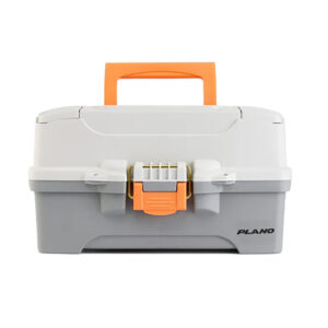 Plano Two-Tray Tackle Box – Light Grey/Dark Grey