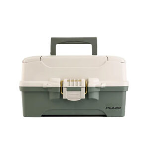 Plano Two-Tray Tackle Box – Green/Tan