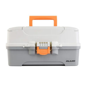Plano Three-Tray Tackle Box – Light Grey/Dark Grey