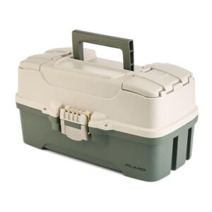 Plano Three-Tray Tackle Box – Green/Tan