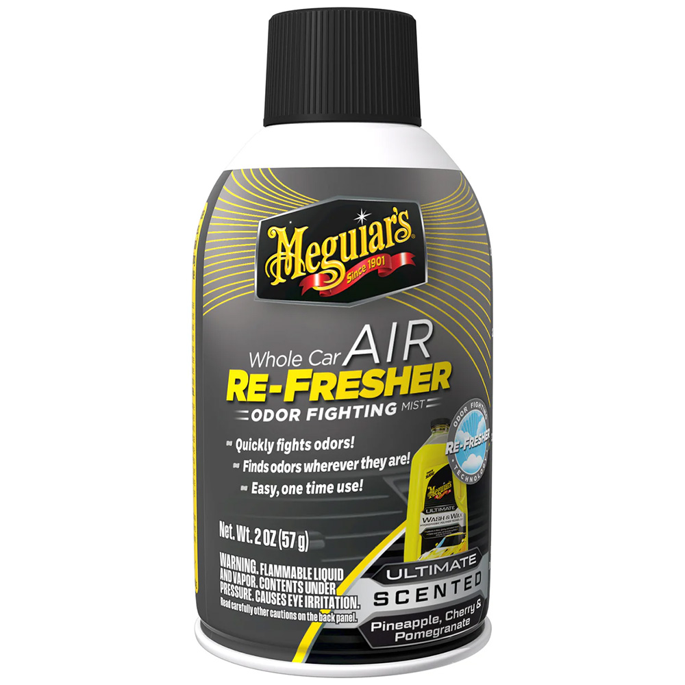 Meguiar’s Ultimate Whole Car Air Re-Fresher Aerosol – 2oz Meguiar’s Ultimate Whole Car Air Re-Fresher Aerosol – 2oz