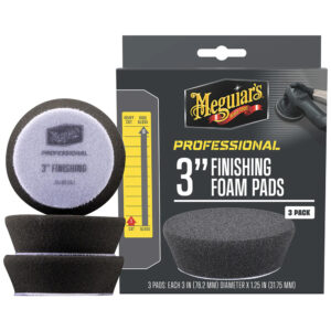 Meguiar’s Professional 3″ Finishing Foam Pads *3-Pack