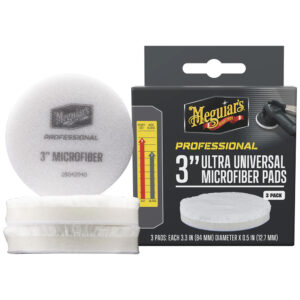 Meguiar’s Professional 3″ Ultra Universal Microfiber Pads *3-Pack