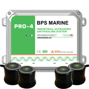 BPS Marine PRO-4 4-Transducer Ultrasonic Antifouling System – 24VDC