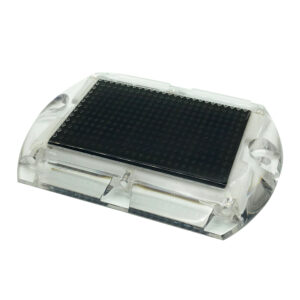 Hydro Glow 3.5″ x 4.5″ Rectangular LED Ultra Thin Solar Pathway Dock Light 2000K – Amber