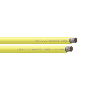Sea-Dog 6 AWG Yellow Battery Cable – 25′