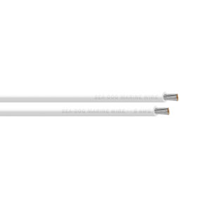 Sea-Dog 8 AWG White Primary Wire – 25′