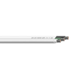 Sea-Dog 8/3 AWG Flat Triplex Wire – White/Green/Black – 50′