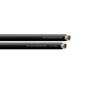 Sea-Dog 4/0 AWG Black Battery Cable – 25′