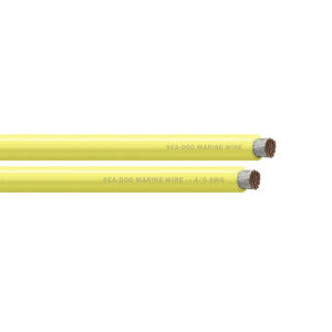 Sea-Dog 4/0 AWG Yellow Battery Cable – 25′