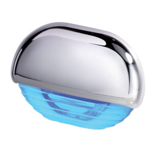 Hella Marine Blue LED Easy Fit Step Light – Polished 315 Stainless Steel Cap