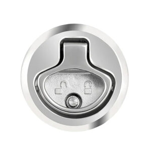 Whitecap 2″ Beveled Locking Slam Latch w/Backing Plate