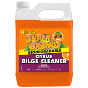 Star brite Super Orange Citrus Bilge Cleaner – Emulsifies Oil, Fuel – 1 Gallon