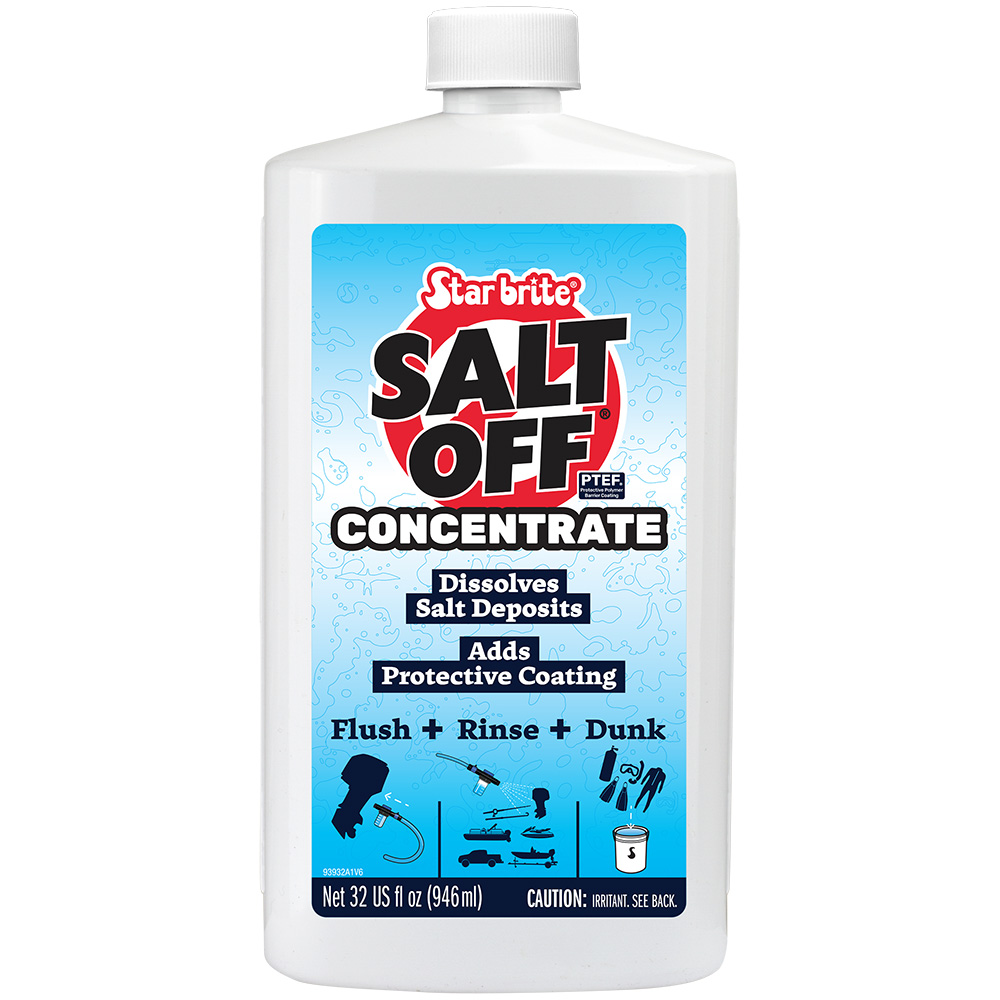 Star brite Salt Off – Concentrate- Salt Remover Wash & Engine Flush – 32 oz Star brite Salt Off – Concentrate- Salt Remover Wash & Engine Flush – 32 oz