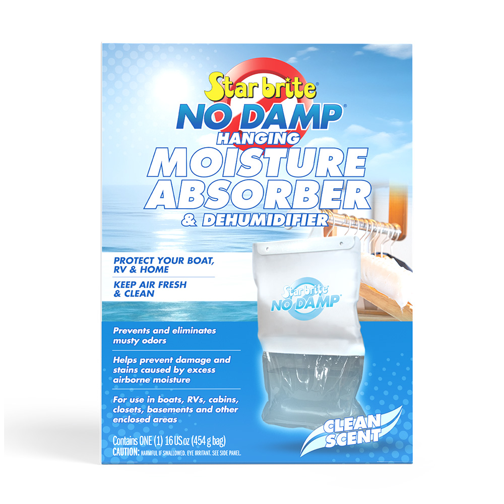 Star brite No Damp Moisture Absorber & Dehumidifier Hanging Bag – 16 oz Star brite No Damp Moisture Absorber & Dehumidifier Hanging Bag – 16 oz