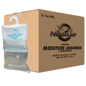 Star brite No Damp Moisture Absorber & Dehumidifier Hanging Bag – 16 oz *25 Pack
