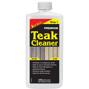 Star brite Premium Outdoor Teak Cleaner – Step 1 – 16 oz