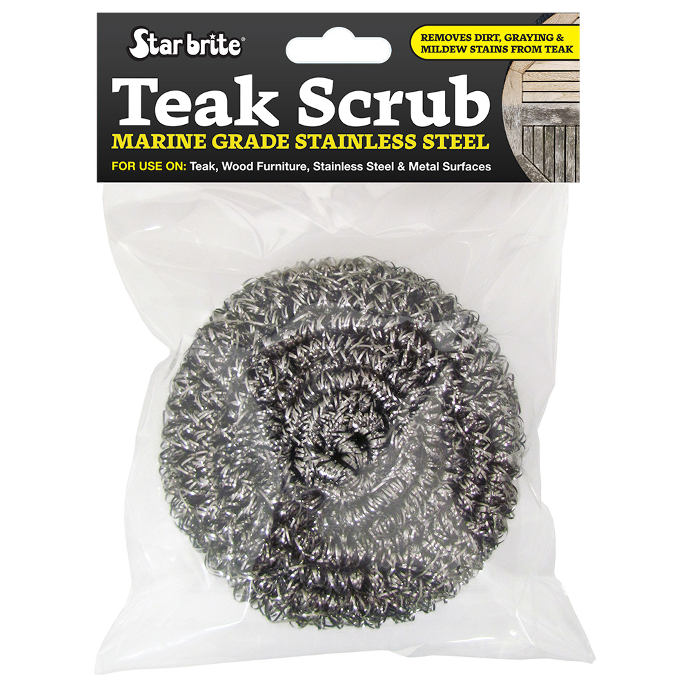 Star brite Teak Scrub Marine Grade Stainless Steel Star brite Teak Scrub Marine Grade Stainless Steel