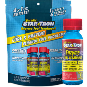 Star brite Star-Tron Enzyme Fuel Treatment – Classic Gas Formula – Contains (4) 1 oz Bottles