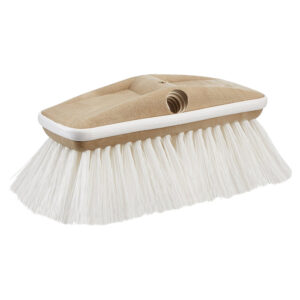 Star brite Deluxe White Stiff Heavy Duty 8″ Brush Head w/Bumper – Dual Connection