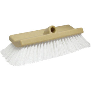 Star brite 10″ Bi-Level Boat Cleaning Brush – Stiff Bristle White Scrubber