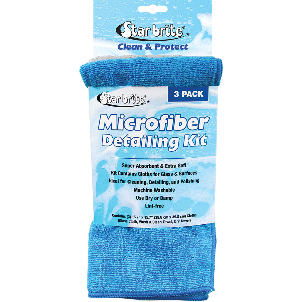 Star brite Microfiber Detailing Kit – Ultimate Cleaning Solution *3-Pack Star brite Microfiber Detailing Kit – Ultimate Cleaning Solution *3-Pack