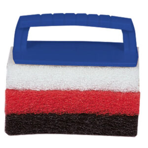 Star brite Multi-Texture Scrub Pad Kit w/Interchangeable Handle – 3 Pads
