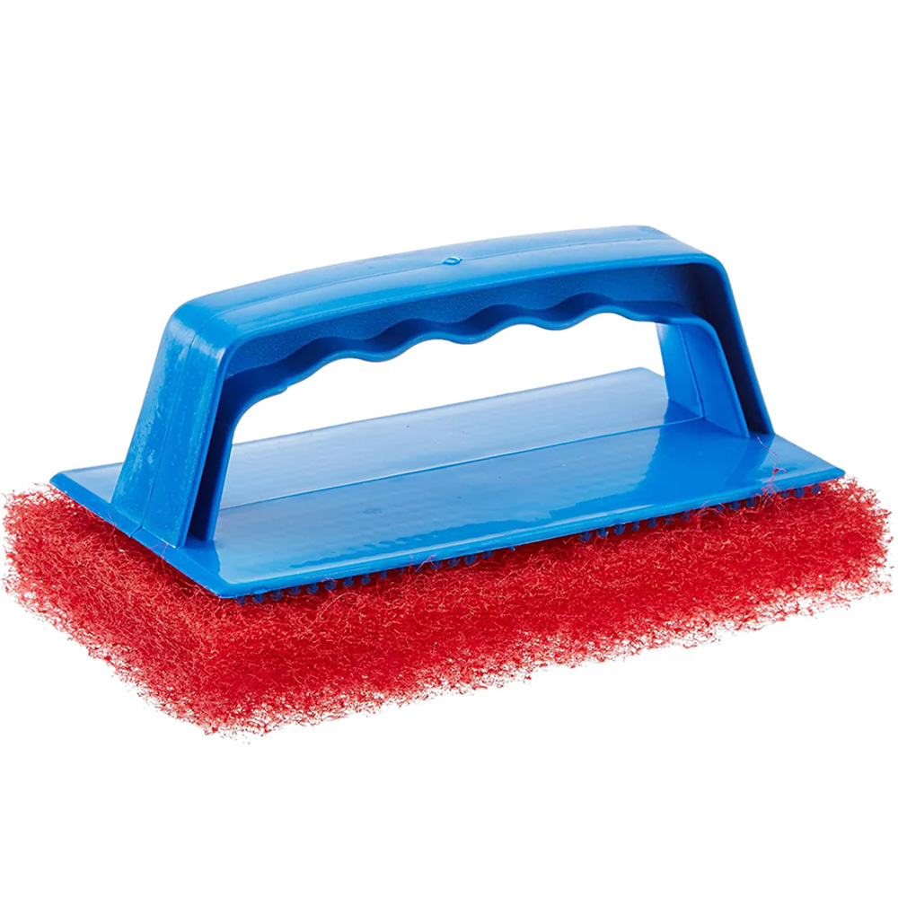 Star brite Medium Red Scrub Pad w/Interchangeable Handle Star brite Medium Red Scrub Pad w/Interchangeable Handle