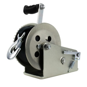 Powerwinch Utility Series Winch 2,000lb, 2 Speed, 8″ Crank Arm – Zinc