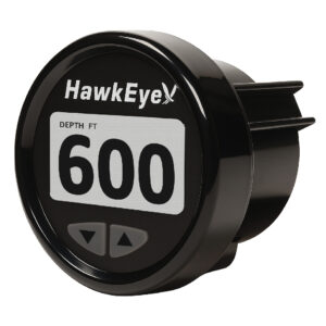 HawkEye DepthTrax&reg; Edge In-Dash Depth Finder – HD Color Display – 600′ Max Depth – TM Transducer