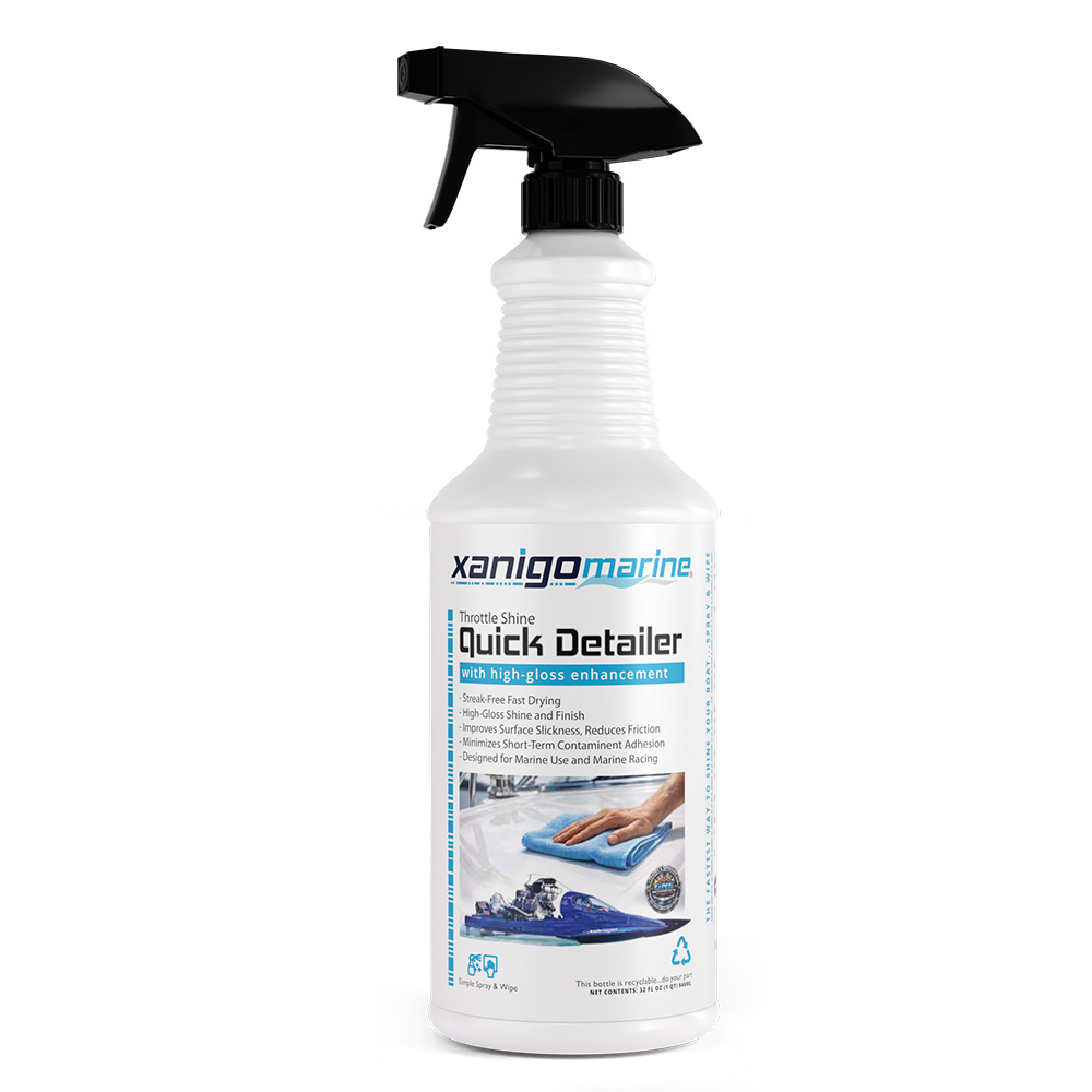 Xanigo Marine Throttle Shine Marine Quick Detailer – 32oz Xanigo Marine Throttle Shine Marine Quick Detailer – 32oz