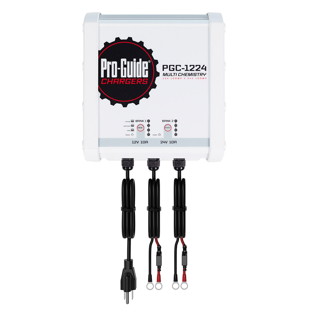 Pro-Guide 2 Bank On-Board Battery Charger – (1) 12V / (1) 24V – 20-Amp Pro-Guide 2 Bank On-Board Battery Charger – (1) 12V / (1) 24V – 20-Amp