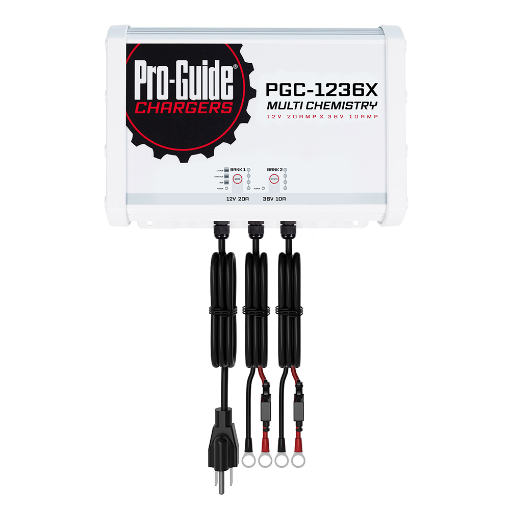 Pro-Guide 2 Bank On-Board Battery Charger – (1) 12V / (1) 36V – 30-Amp Pro-Guide 2 Bank On-Board Battery Charger – (1) 12V / (1) 36V – 30-Amp
