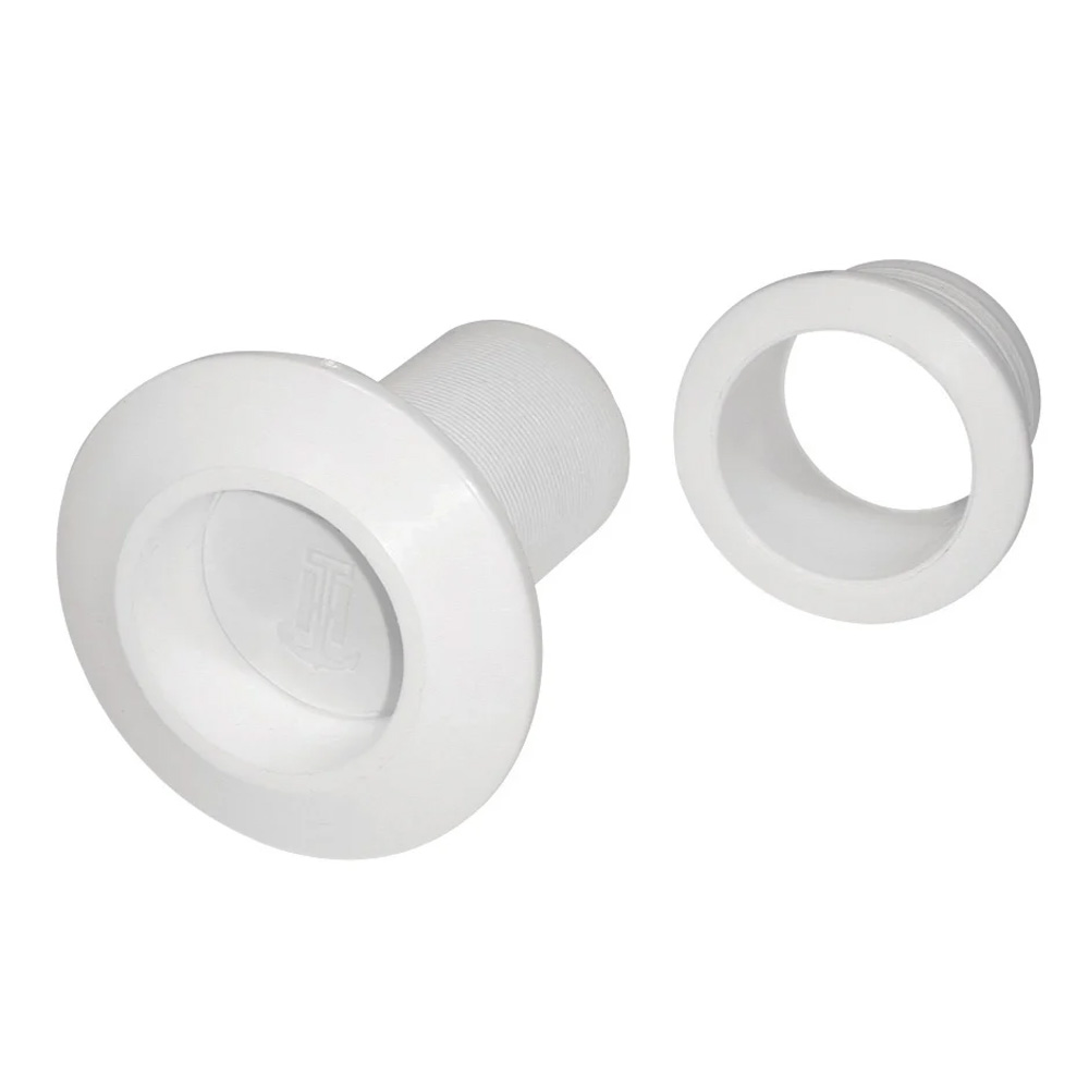 T-H Marine Recessed Flapper Scupper Drains – White T-H Marine Recessed Flapper Scupper Drains – White