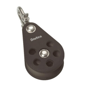Barton Plain Bearing Pulley Block Single Swivel – Size 6 – 64mm