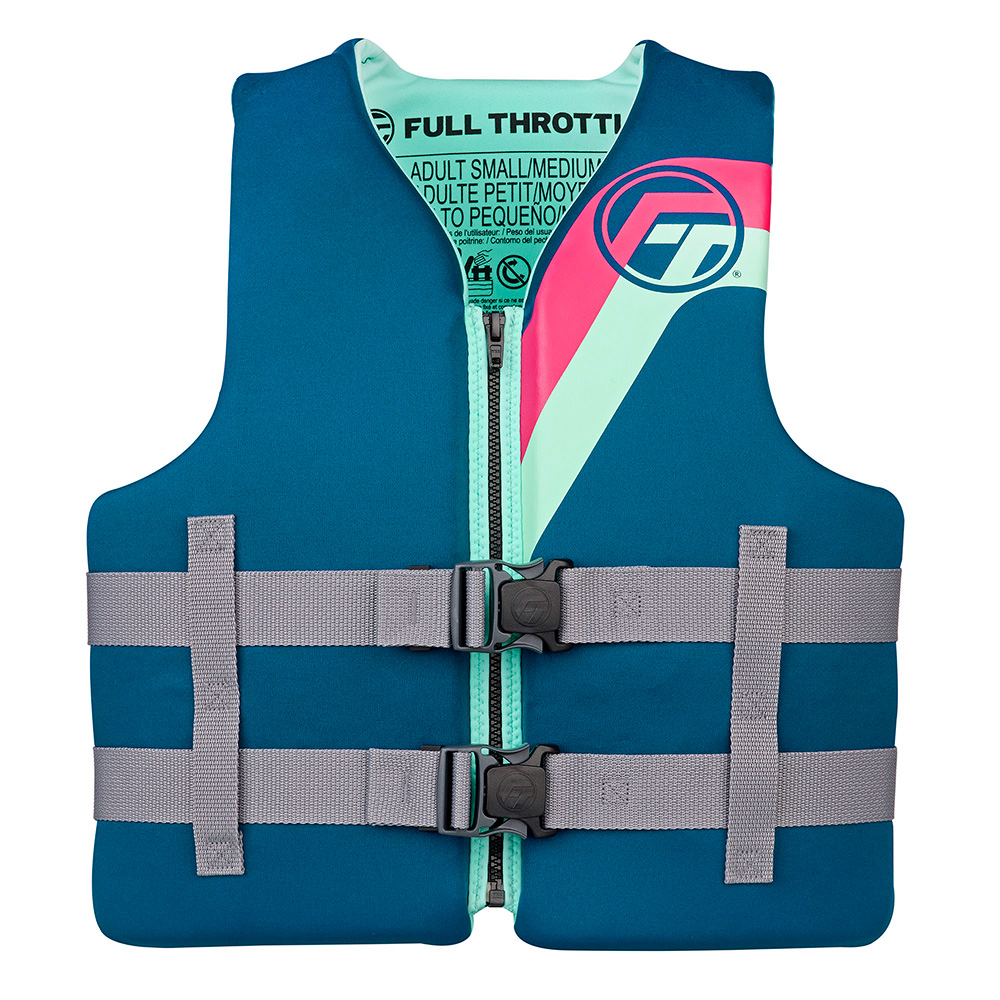 Full Throttle Adult Rapid-Dry Life Jacket – S/M – Aqua Full Throttle Adult Rapid-Dry Life Jacket – S/M – Aqua