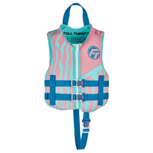 Full Throttle Child Rapid Dry Life Jacket – Pink