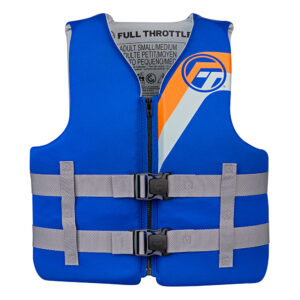 Full Throttle Adult Rapid-Dry Life Jacket – L/XL – Blue