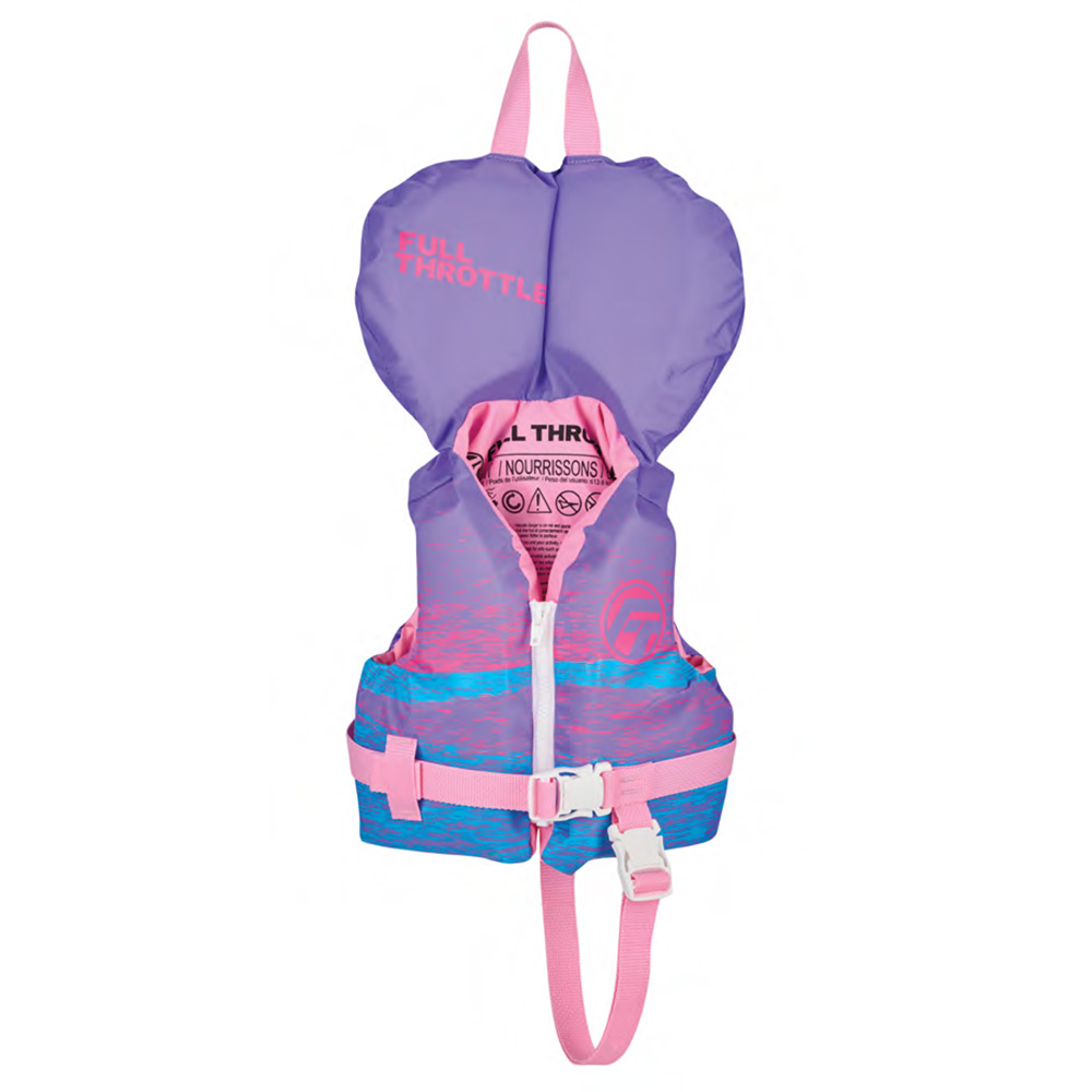 Full Throttle Nylon Life Jacket – Infant – Purple/Pink Full Throttle Nylon Life Jacket – Infant – Purple/Pink