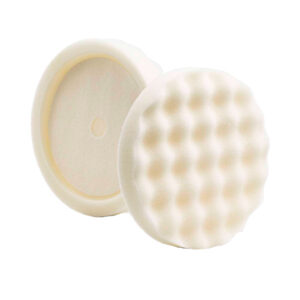Lake Country White Compounding Waffle Pro Recessed Pad 8″ x 1.5″