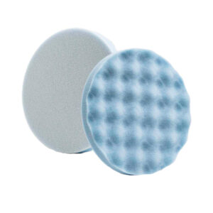 Lake Country Blue Waffle Pro Finessing Foam Pad 8″ x 1.5″ *2-Pack