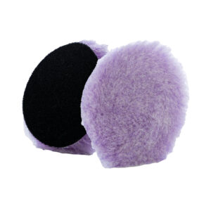 Lake Country Purple Foamed Wool Buffing/Polishing Pad 3.5″ x .75″